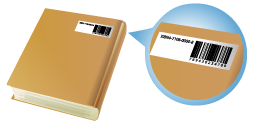 カバーにISBN(国際書籍コード)を印刷します
